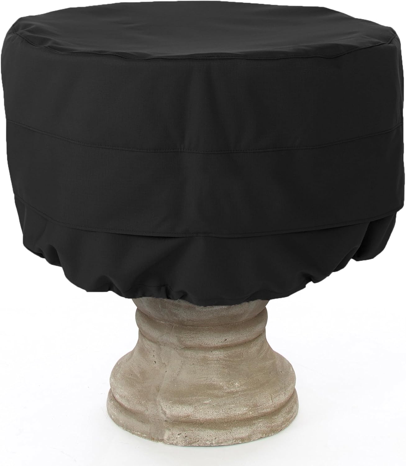 Covermates Fountain Cover - Heavy-Duty Polyester, Weather Resistant, Drawcord Hem, Outdoor Living Covers, 36DIAMETER x 42H, Ripstop Tan