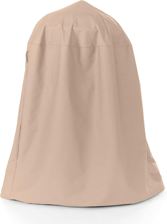 Covermates Fountain Cover - Heavy-Duty Polyester, Weather Resistant, Drawcord Hem, Outdoor Living Covers, 36DIAMETER x 42H, Ripstop Tan