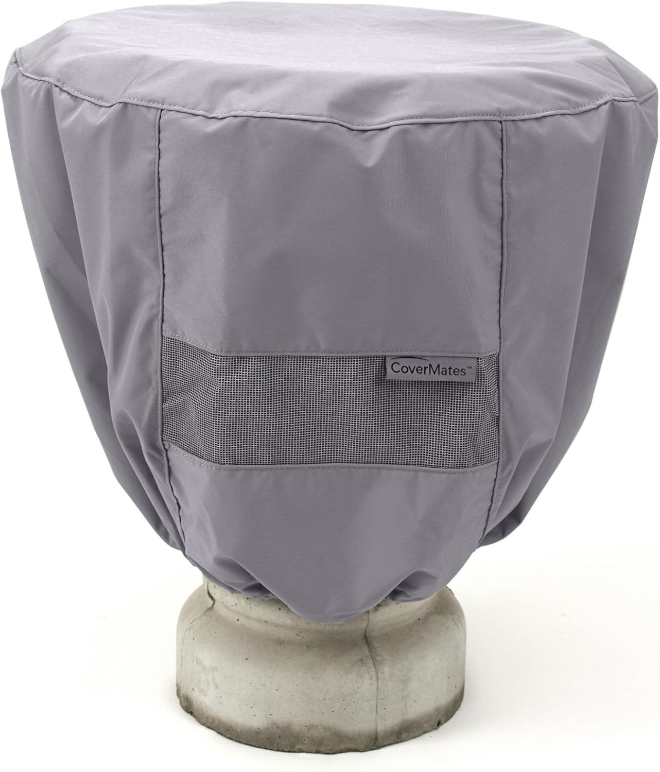 Covermates Fountain Cover - Weather Resistant Polyester, Weather Resistant, Elastic Hem, Outdoor Living Covers, 52DIAMETER x 68H, Charcoal