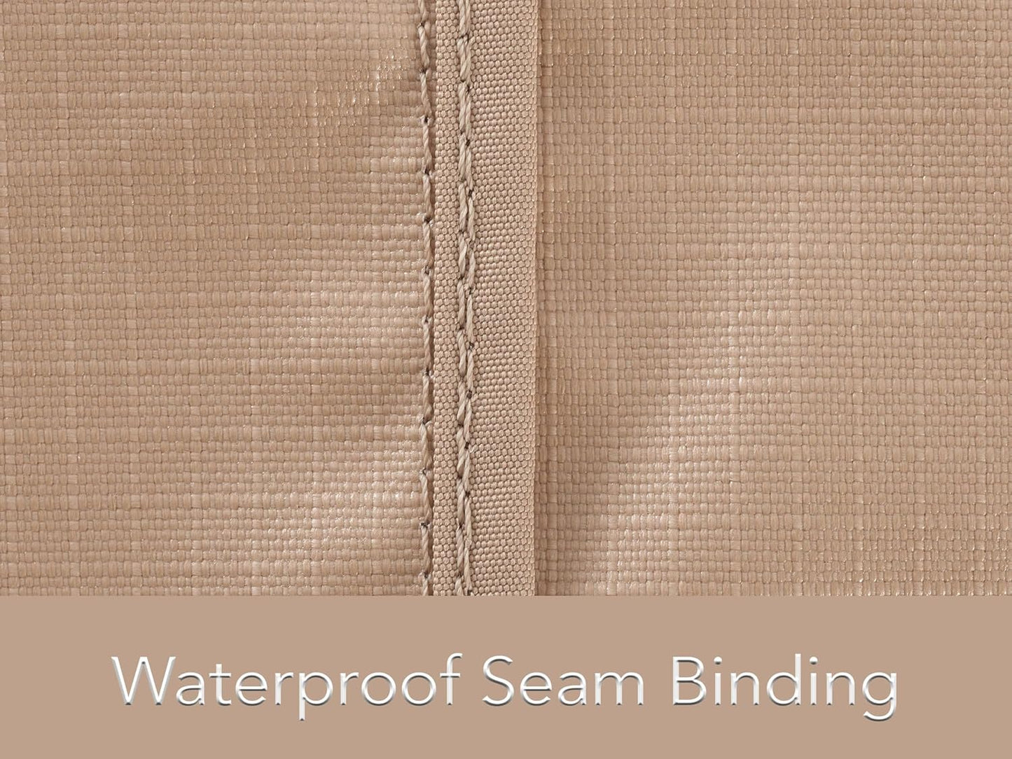 Covermates Fountain Cover - Heavy-Duty Polyester, Weather Resistant, Drawcord Hem, Outdoor Living Covers, 36DIAMETER x 42H, Ripstop Tan